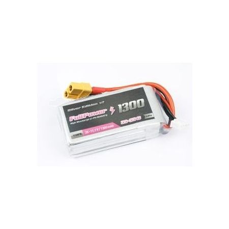 FullPower  3S 11.1V 1300mAh 35C Silver Edition V2 XT60